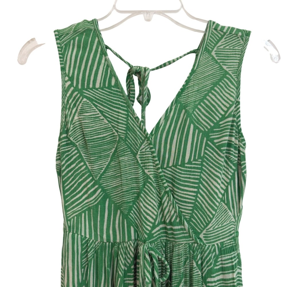 Band of the Free People Paita Geometric Wide Leg Jumpsuit Small Boho Tulip Hem S - Picture 3 of 9